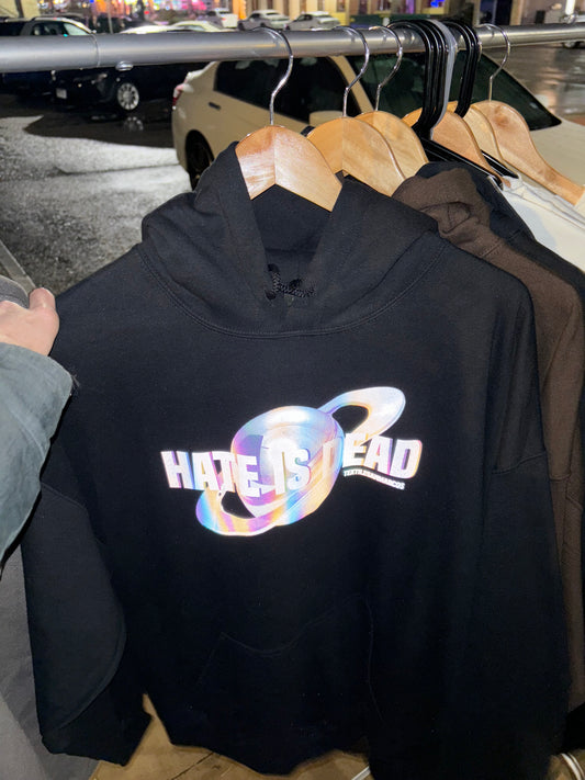 HATE IS DEAD "Planet" Iridescent Hoodie