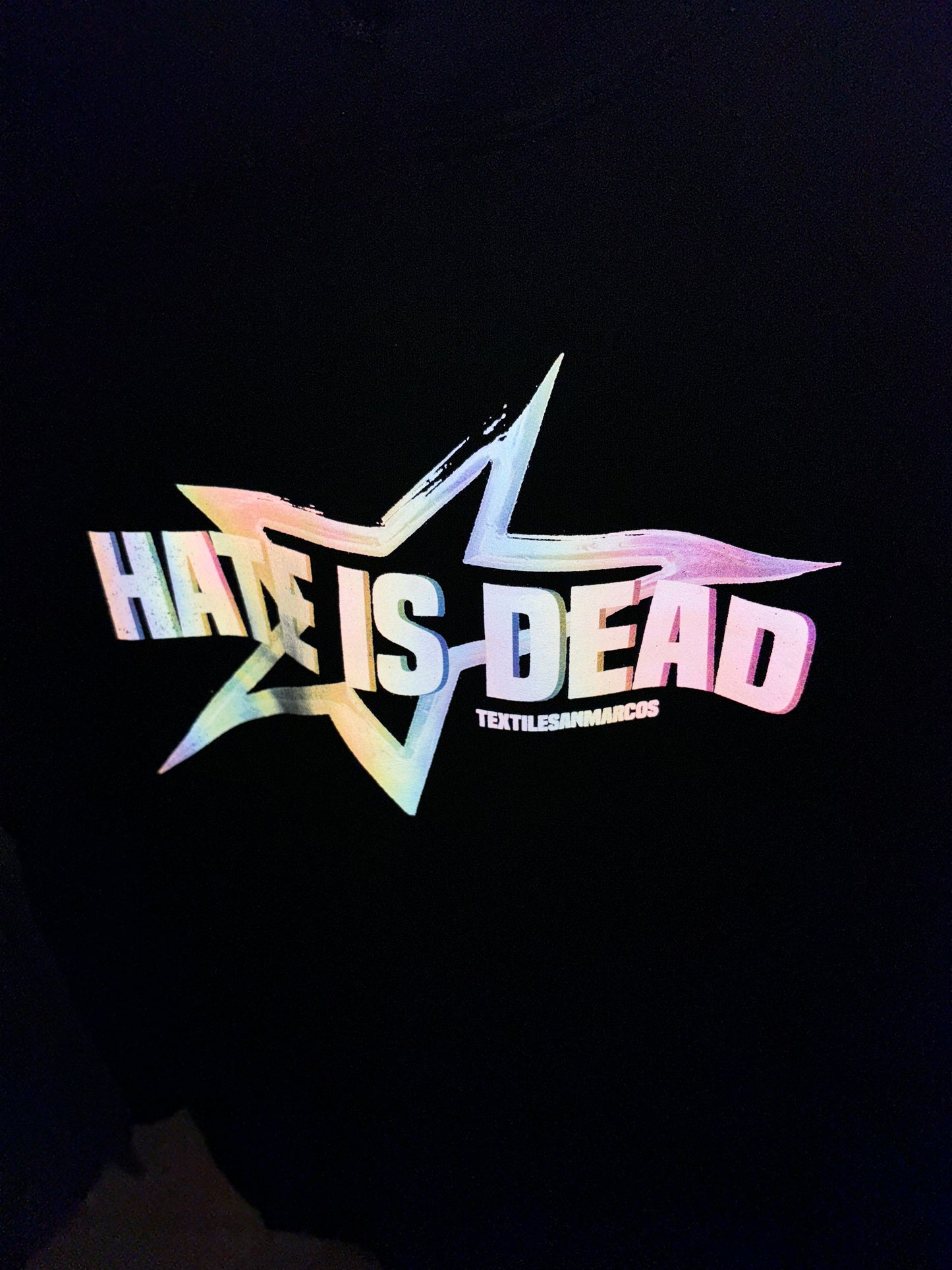 HATE IS DEAD "Star" Iridescent Hoodie