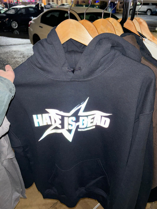 HATE IS DEAD "Star" Iridescent Hoodie