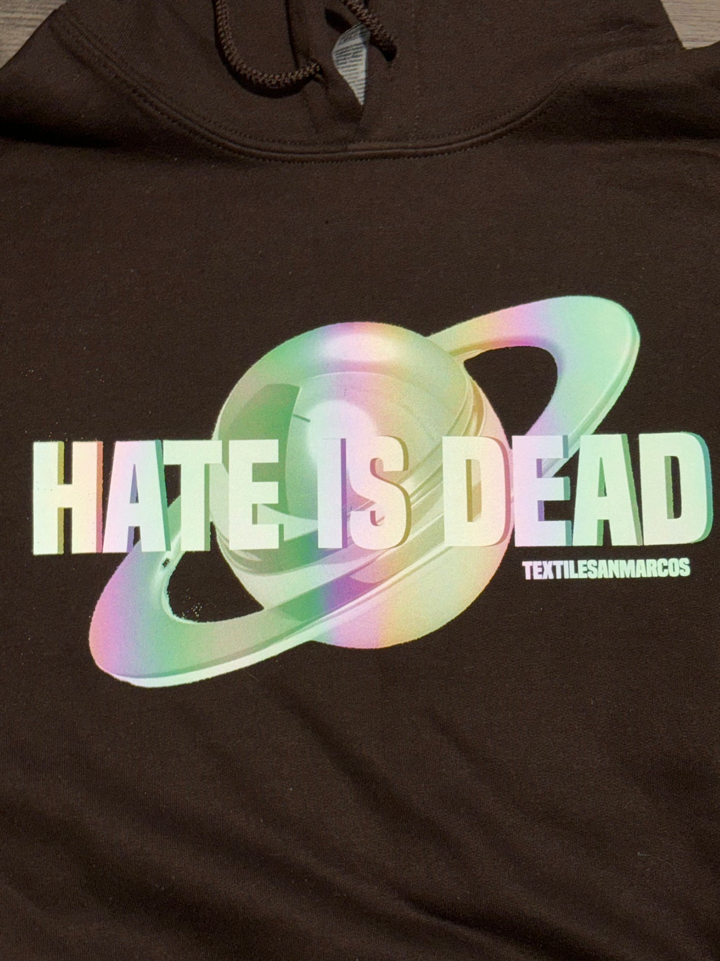 HATE IS DEAD "Planet" Iridescent Hoodie