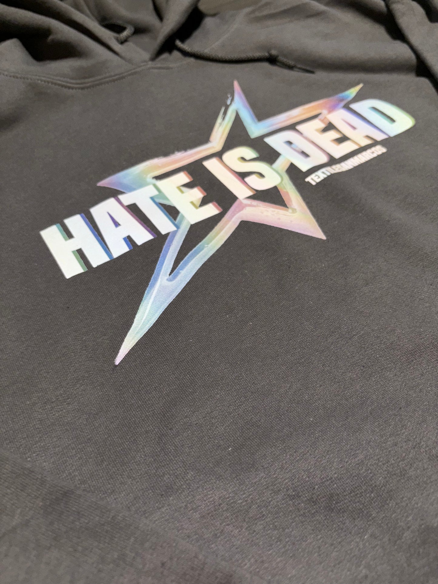 HATE IS DEAD "Star" Iridescent Hoodie