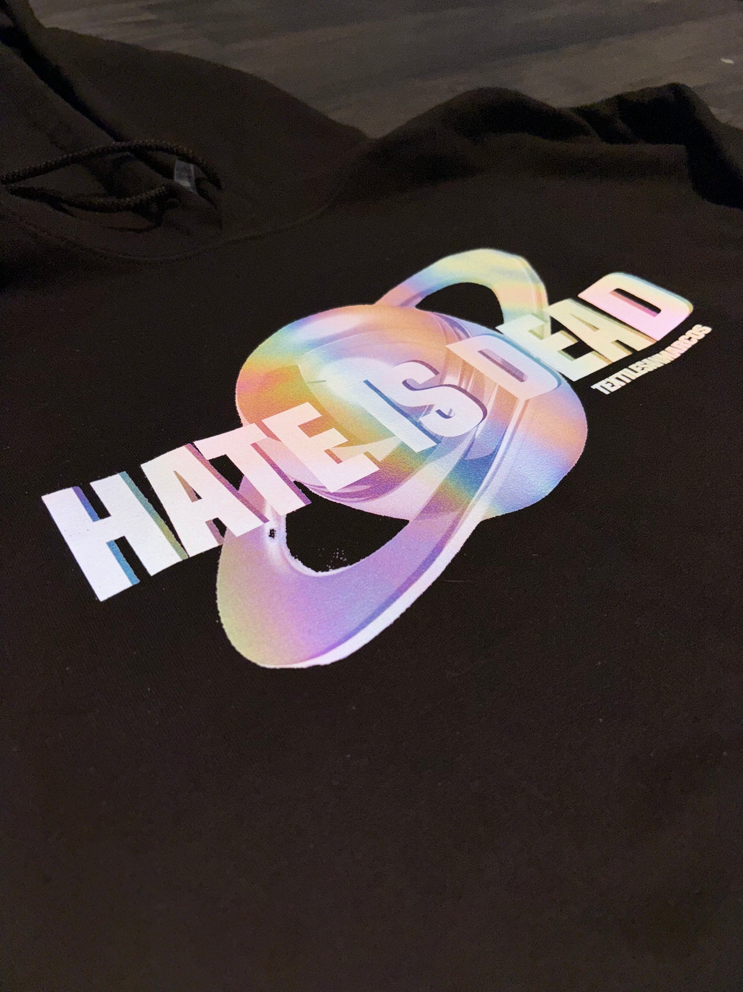 HATE IS DEAD "Planet" Iridescent Hoodie