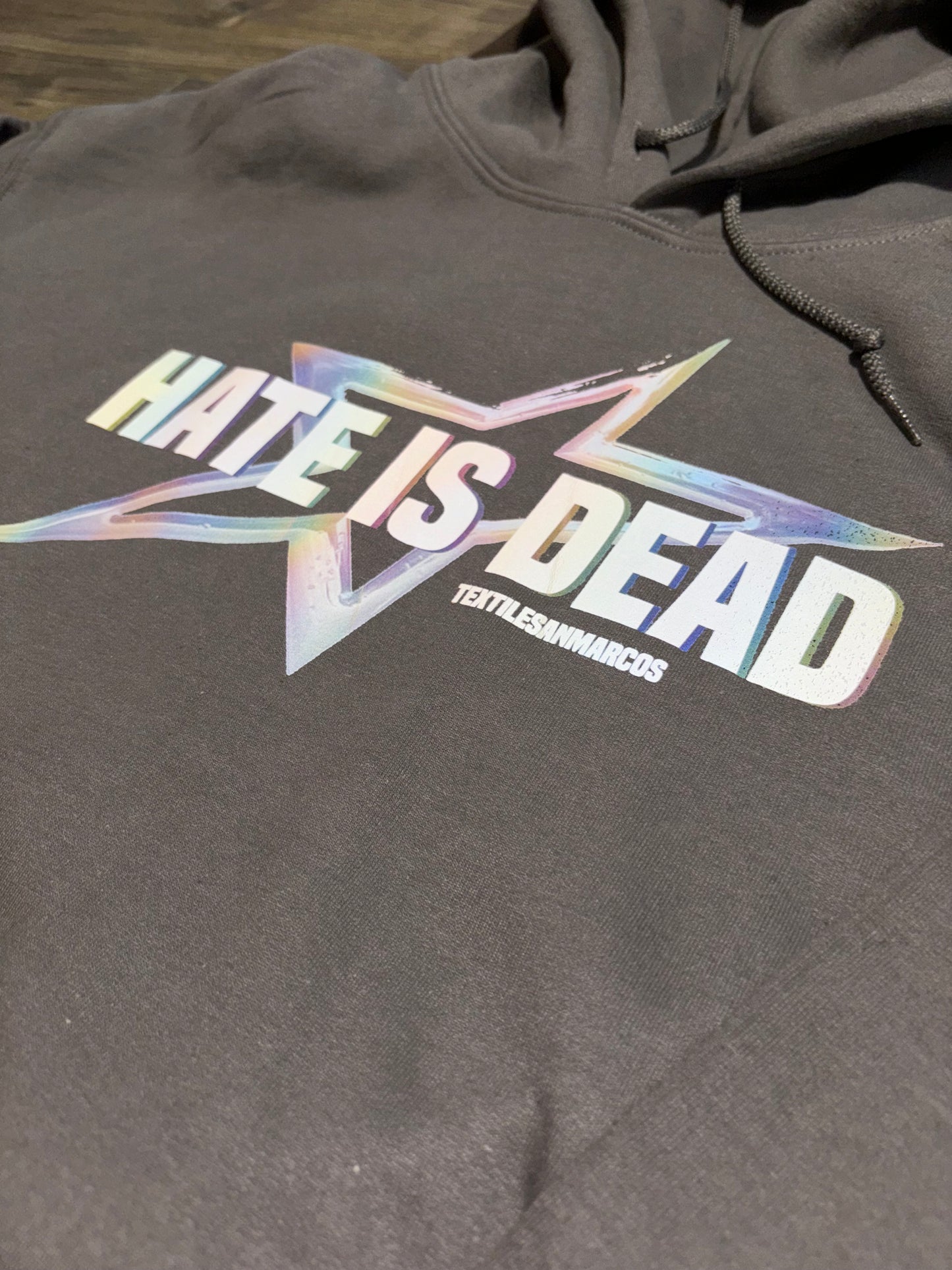 HATE IS DEAD "Star" Iridescent Hoodie