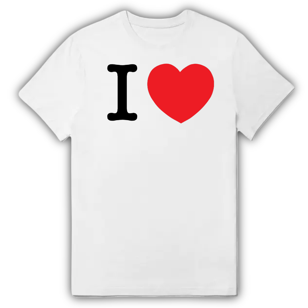 Custom I <3 T Shirt